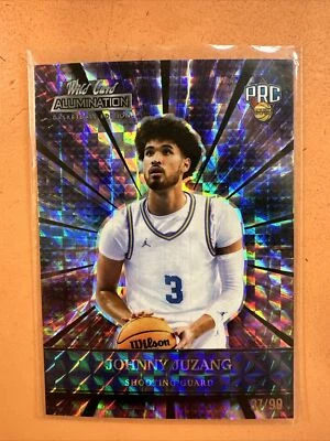 2021-22 Wild Card Alumination Purple kaleidoscope /99 Johnny Juzang #ABC-41 - Image 1 of 2