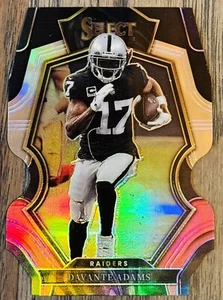 Davante Adams 2022 Panini Select Premier Level Red Black Die Cut Prizm #152 - Picture 1 of 2