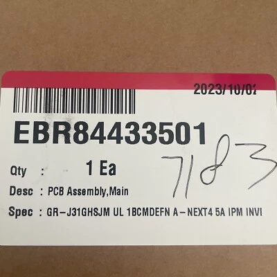 EBR84433501 Kenmore Refrigerator Control  Lifetime Warranty Ships Today! - Image 1 of 2