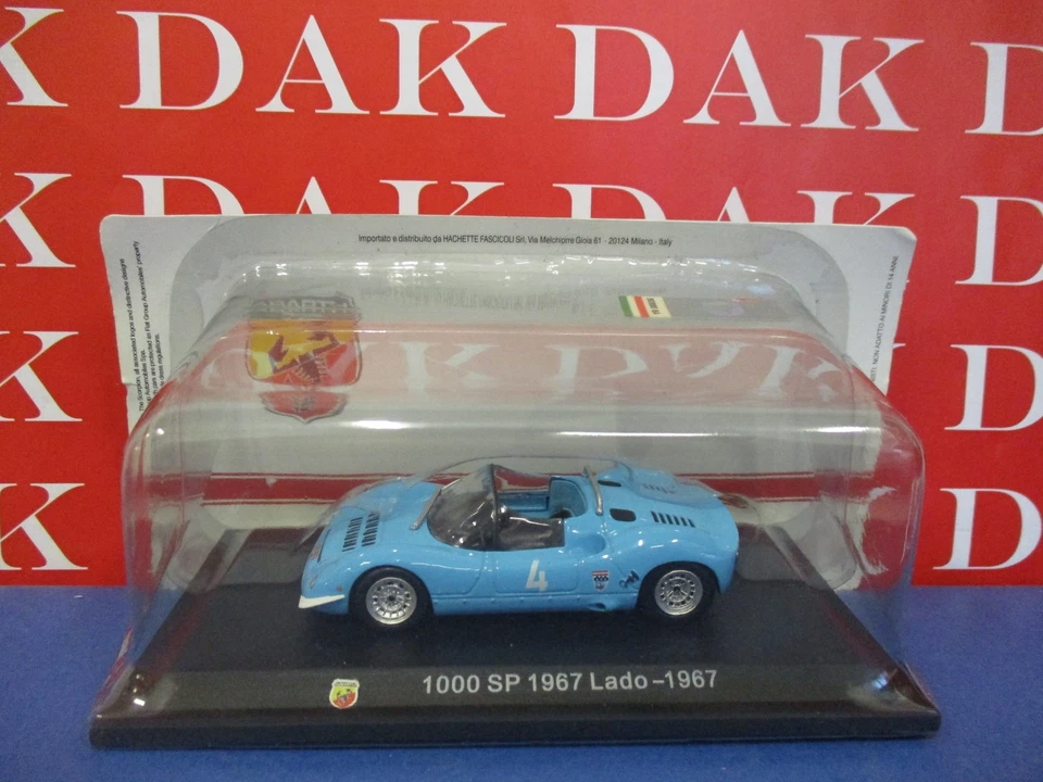 Die cast 1/43 Modellino Auto Abarth Fiat 1000 SP Lado 1967 - Immagine 1 di 1