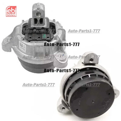 2Pcs FEBI Engine Mount  L&R For BMW 5 6 7 Series F07 F02 F06 F10 535i 640i - Image 1 of 4