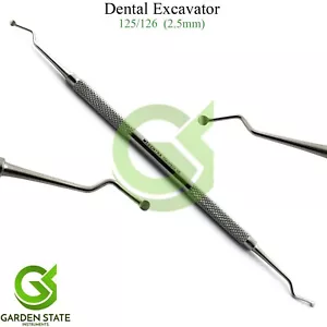 EXCAVADORA DENTINA 125-126 PUNTA DE CUCHARA 2,5 MM CAVIDAD DIENTES CARIOSOS - Imagen 1 de 1