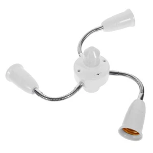 Multi-plugs Light Socket Converter E27 Light Bulb Holder Extension Holder With - Picture 1 of 12