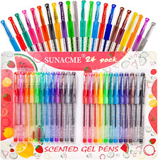 Fruity Scented Gel Pens, cme Sweet Scented Glitter Gel Pens, Cute School Supplie