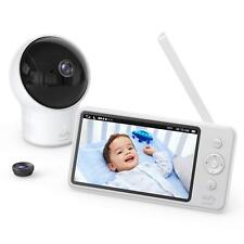Monitor de video para bebé eufy 720P cámara de seguridad pantalla de 5" visión nocturna ángulo 110°