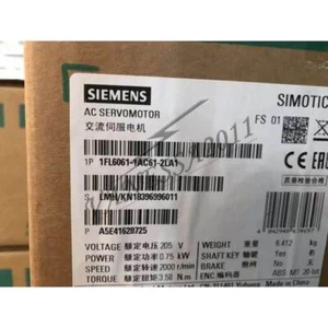 1PCS Siemens Servo Motor 1FL6061-1AC61-2LA1 new - Bild 1 von 2