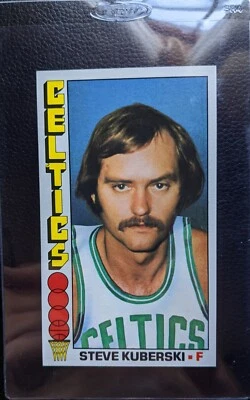 1976 TOPPS #54 STEVE KUBERSKI BOSTON CELTICS HOF - Image 1 of 2