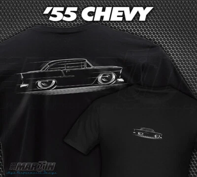 Camiseta Chevy 1955 pequeña XL '55 Chevrolet Bel Air 210 Del Ray 55 Foto 1 de 4