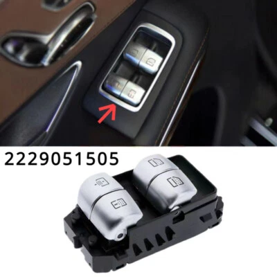 Botón interruptor ventana trasera para Mercedes W222 X222 Clase S&Maybach Sedán 2014-20 Foto 1 de 4