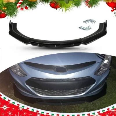 For 	Hyundai	Sonata 2009-2014 Front Bumper Lip Splitter Spoiler Chin Body Kit BE Foto 1 de 4