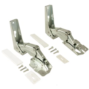 Kit de bisagras para puerta de nevera congelador SMEG VR115 2 bisagras superiores + inferiores genuinas - Imagen 1 de 2