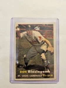 Don Blasingame 1957 Topps #47 Cardinals  - Bild 1 von 2