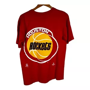 T-shirt vintage Houston Rockets uomo L USA punto singolo. - Foto 1 di 10