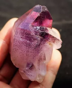 111 g Nuevo hallazgo espécimen de amatista púrpura cristal esquelético tibetano - Imagen 1 de 12