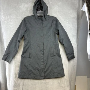 Giacca Eddie Bauer donna grigio medio con cappuccio parka impermeabile - Foto 1 di 17