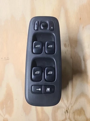 Volvo Master Window Switch W/ Bezel V70 S60 S80 XC70 XC90 - Image 1 of 4