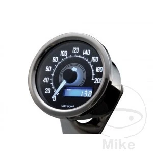 Tachimetro elettrico cromato Daytona 60 mm - Immagine 1 di 1