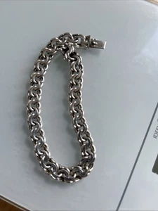 FBM 925/- Silberarmband, 19.5cm, Panzermuster, Top Zustand. 22g - Bild 1 von 9