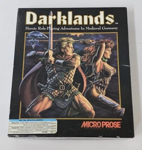 Darklands Microprose Classic RPG PC Game IBM 1992 Big Box Manuals Sealed Discs - Picture 1 of 18