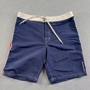 Billabong Boardshort Womens 10 Blue Drawstring Button Swim Beach Med Rise - Picture 1 of 11