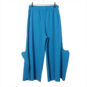 Me Issey Miyake Polyester Pants Unknown size Ladies' Blue MI52KF377 crotch Mild - Picture 1 of 8
