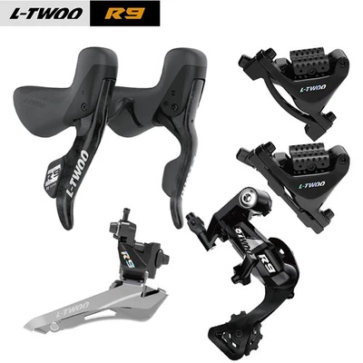 LTWOO R9 2x11 Speed Hydraulic Disc Road Bike Carbon Groupset Bicycle Components - Image 1 of 4