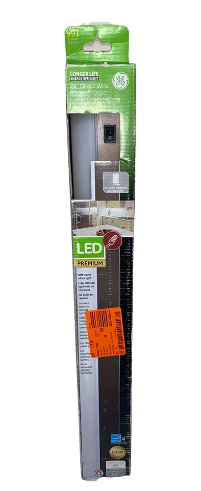 GE LED Direct Wire Dimmable Under Cabinet Light Oil-Rubbed Bronze 24" 991 - Image 1 of 4