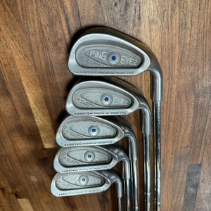 Ping Eye 2 Blue Dot Iron Set 6-PW Ping Zz-Lite Stiff Flex Steel Shafts Righthand - Picture 1 of 12