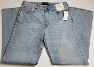 ABERCROMBIE & FITCH MENS BAGGY JEANS LIGHT WASH NEW WITH TAGS (SIZE 30 X 32) - Picture 1 of 20