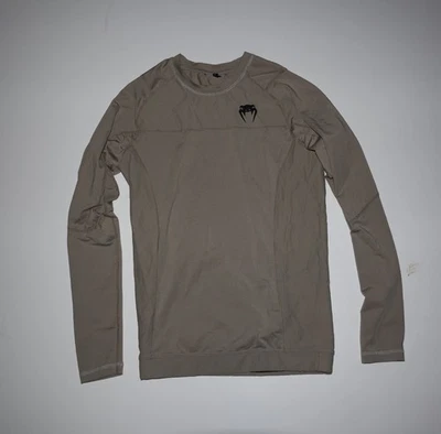 Venum G-Fit MMA Rashguard Crema Hombre Manga Larga Talla L Foto 1 de 4