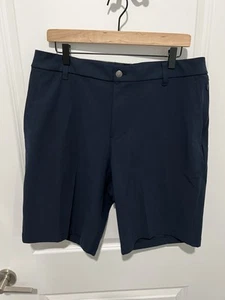 Lululemon Commission Relaxed Fit Short 11" *Warpstreme - True Navy - Size 36 - Picture 1 of 4