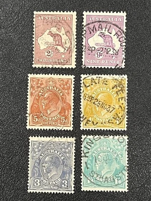 澳大利亚 1931 - 36 二手 LE546 系列 — 第 1/2 张图片