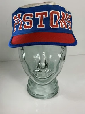 Винтажная бейсболка Detroit Pistons Painters красно-бело-синяя NBA баскетбол спорт - Изображение 1 из 4