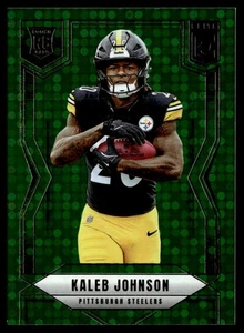 Donruss Elite Green Disco Kaleb Johnson RC #127 2025 - Imagen 1 de 2