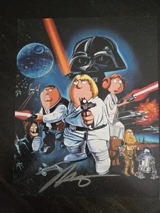 NEW SIGNED Seth MacFarlane Family Guy STAR WARS/ COA PLEASE READ DESCRIPTION - Picture 1 of 1