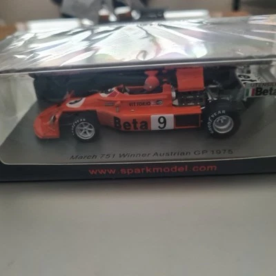 Spark 1/43 model S5378 1975 March 751 Austrian GP -Brambilla - Image 1 of 4