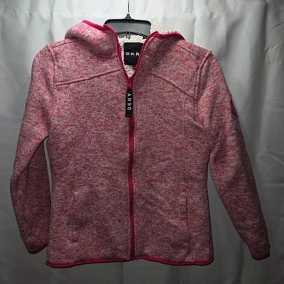 Chaqueta polar rosa DKNY niñas talla grande (14/16) Foto 1 de 4