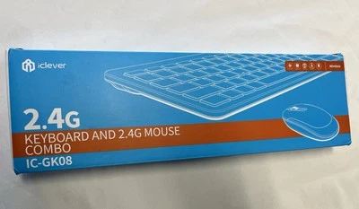 iclever 2.4g wireless keyboard and mouse combo IC-GK08 - Image 1 of 3