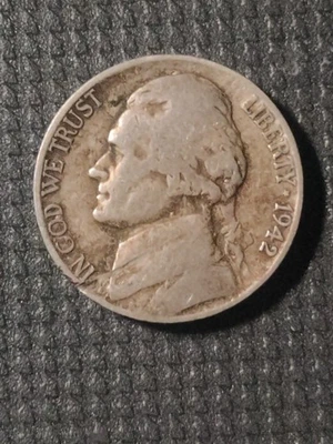 1942 P Jefferson Silver War Nickel With A Lamination On The Reverse Mint Error - Image 1 of 4