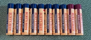 10er Pack Burt’s Bees Lippenbalsam Vanilleschote und Wildkirsche 0,15 Oz. - Bild 1 von 4