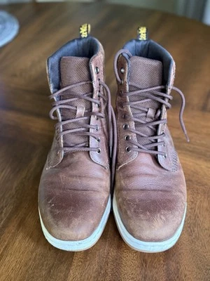 Dr. Martens коричневый 1460 кожаные ботинки с логотипом AirWair женский размер 10 - Изображение 1 из 4