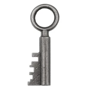 Llave Ocho Palancas con ARCO REDONDO c.1920-1940 47mm Pequeña Llave Antigua ref.L127 - Imagen 1 de 5