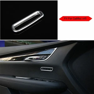 For Cadillac XT5 2016-2020 Seat Memory Switch Frame Cover Trim ABS Matte Silver - Picture 1 of 6