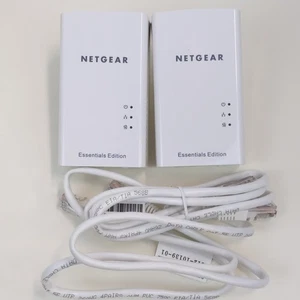 NETGEAR Powerline 1000 Essentials Edition PL1010v2 Ethernet Adapter Kit 1Gbps - Afbeelding 1 van 3