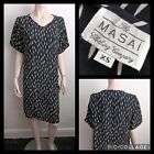 MASAI UK XS 8 Shift Style Printed Dress