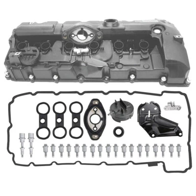 FOR BMW E82 E90 E70 Z4 X3 X5 ENGINE VALVE COVER w/ Gasket & Bolts 11127552281 - Image 1 of 4