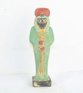 Seltene altägyptische pharaonische antike Horus Ushabti Statue v. Chr. Ägyptologie - Bild 1 von 3