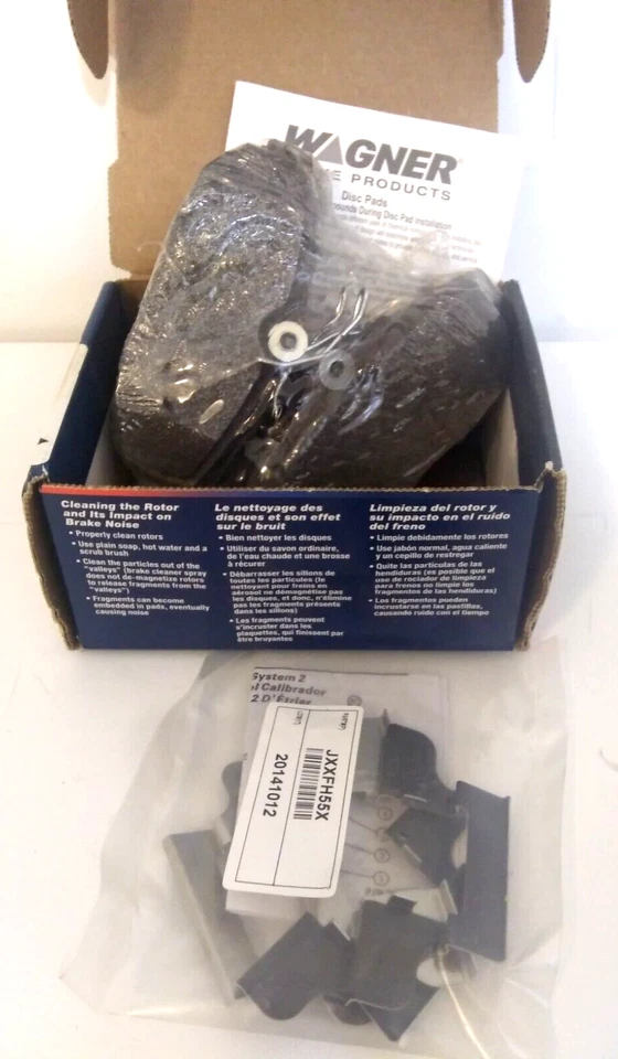 Juego de pastillas de freno traseras Wagner TQ MX1082 cerámica con herrajes para 05 11 Ford Mustang Foto 1 de 4