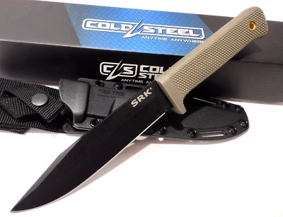 Cold Steel 11" SRK Navy Seal Military Tactical Enforcement SK5 Knife Law - Image 1 of 4