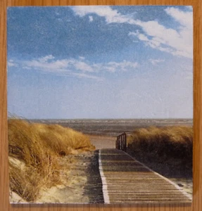 Deko HDF - Beach maritim Urlaub Nordsee Ostsee Strand Düne Sand Meer - Bild 1 von 2